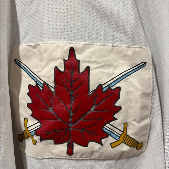 Rare Canadian Army Goalie Cut Hockey Jersey - Picture 3 of 13